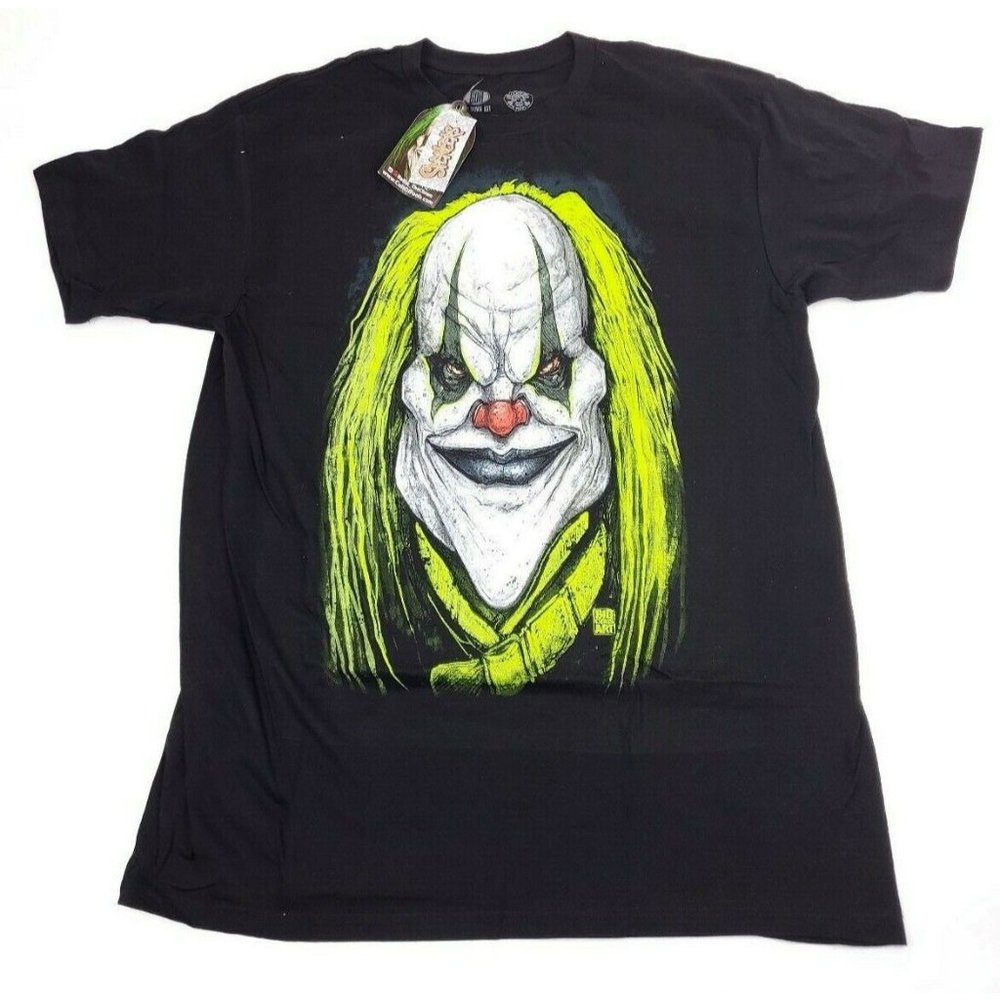 Spencers Get Down Art Cult of Fools Rellik The Killer Clown T Shirt Sz M